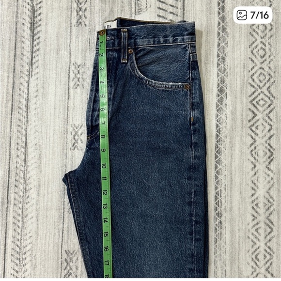 AGOLDE Riley High Rise Straight Crop - Picture 4 of 6